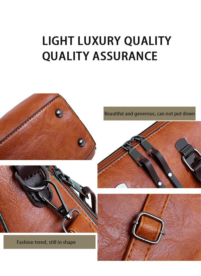 SHAKA - Retro Crossbody Women's Bag Handbag Wallet Four Piece Set - Image 1