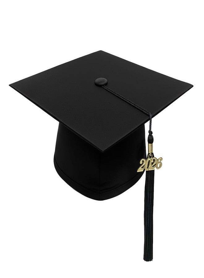CLERKMANS Classic Masters Graduation Cap And Gown With Tassel Package, Black, 63 (6'6"-6'8") - Image 5