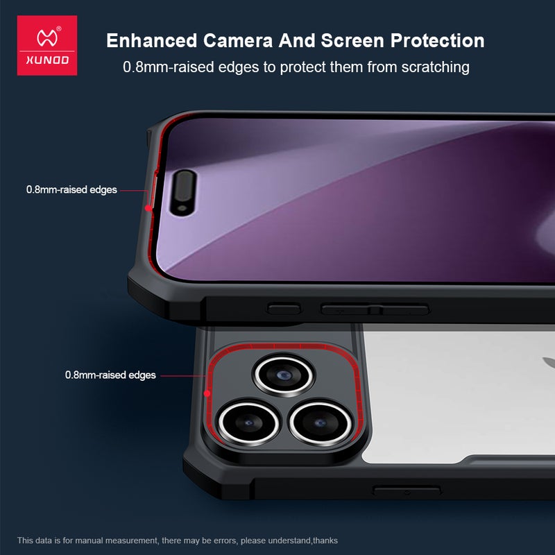 XUNDD for iPhone 17 Pro Max Case, Camera Protection, Soft TPU Cover - Image 3