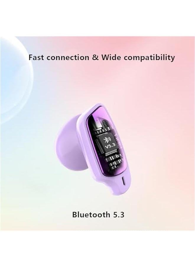 Generic - Small Earbuds for Small Ear Canals Mini in Ear Headphones Earphones Ear Buds for Small Ears Wireless Discreet Earbuds Tiny Comfortable Earphones Earplug Bluetooth Ear Buds for Work - Image 1