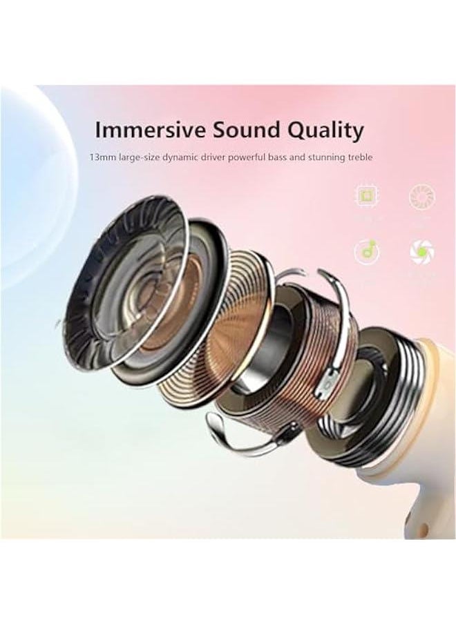 Generic - Small Earbuds for Small Ear Canals Mini in Ear Headphones Earphones Ear Buds for Small Ears Wireless Discreet Earbuds Tiny Comfortable Earphones Earplug Bluetooth Ear Buds for Work - Image 1