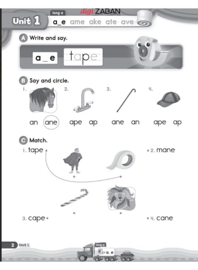 Oxford Phonics Book Word 3 Long Vowels Work Book - Image 4