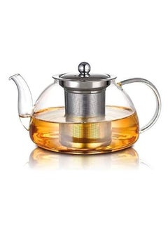 1Chase Glass Teapot With Heat Resistant Stainless Steel Infuser 1000ml  - Image 1