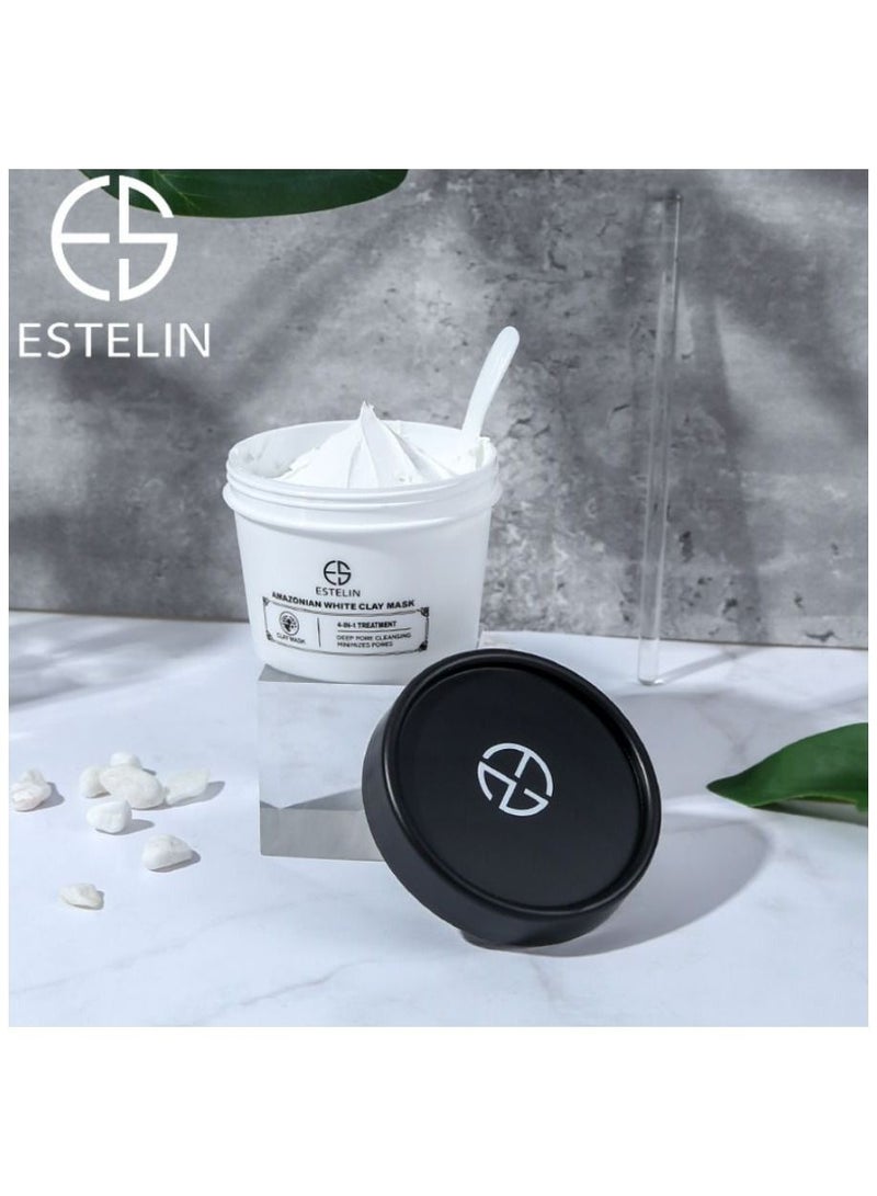 إستيلين قناع الطين الأبيض الأمازوني علاج 4 في 1 100 جم - Image 5