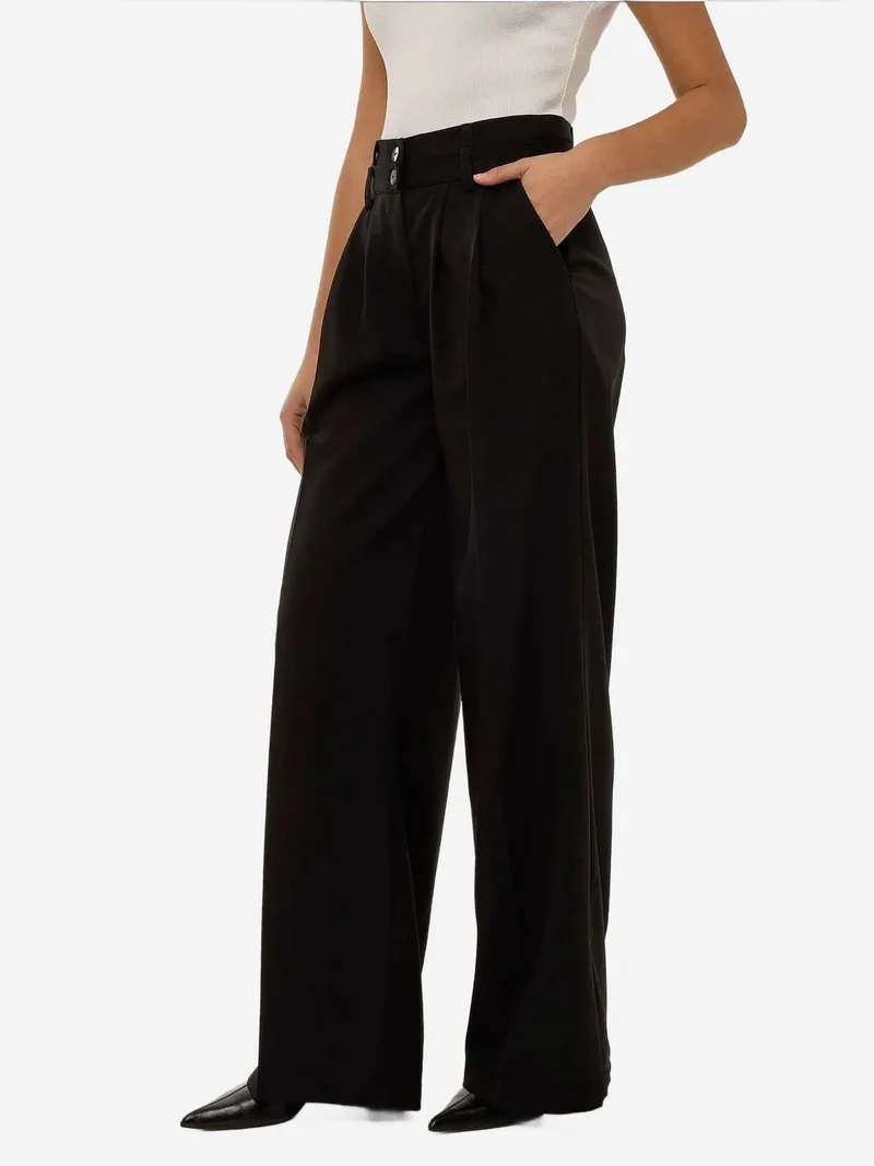 HICCUP Wide Leg Double Waisted Pants