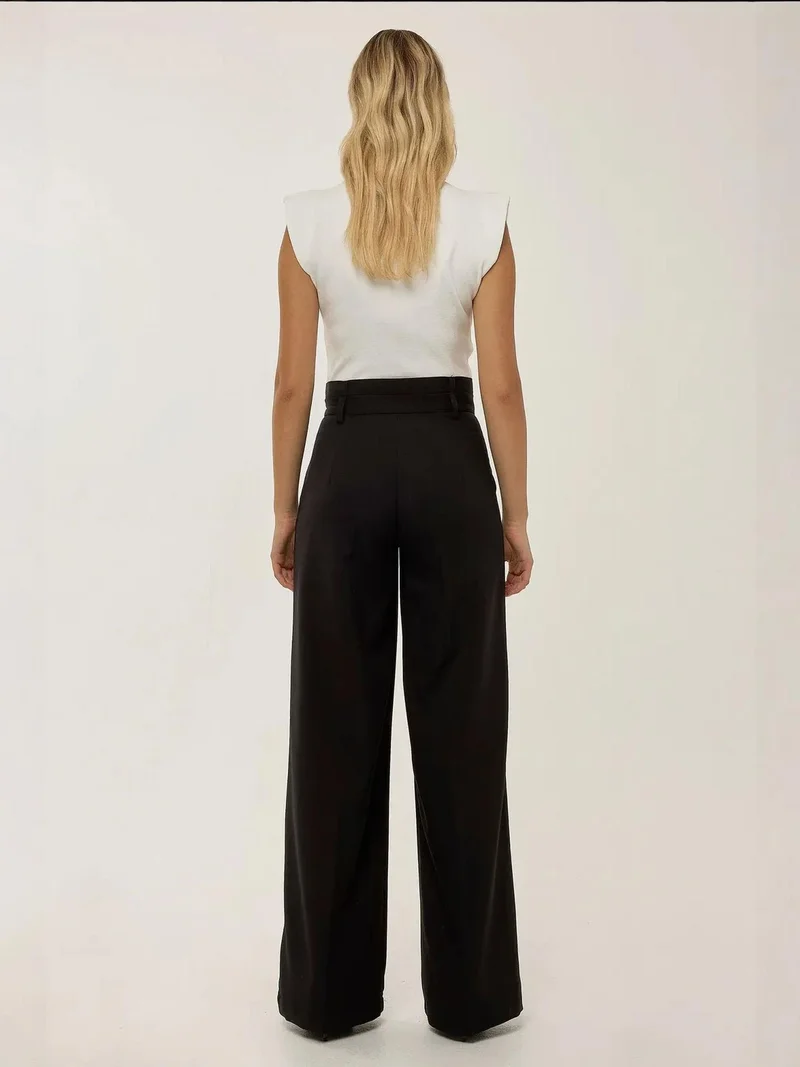 HICCUP Wide Leg Double Waisted Pants