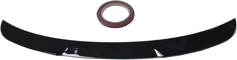 cheekyglo H Style Trunk Lid Spoiler Wing Replacement for 2017-18 Hyundai Elantra Painted Glossy Black - Image 1