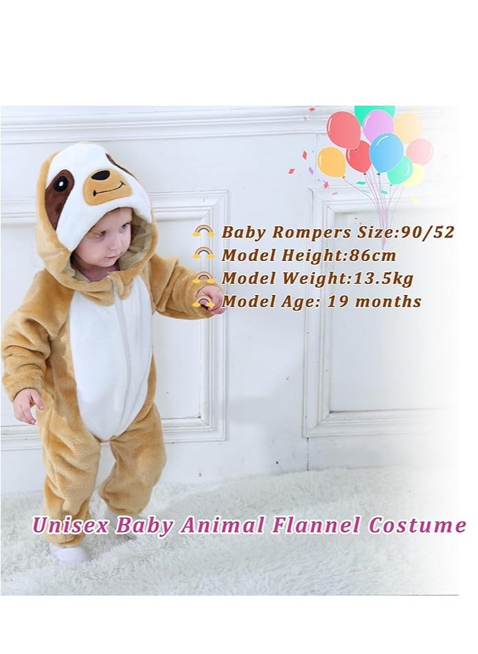 Generic - Kids' And Toddlers' Infant Tiger Animal Fancy Dress Costume Outfit Hooded Romper Jumpsuit 12-18Month(73-80cm) - Image 1