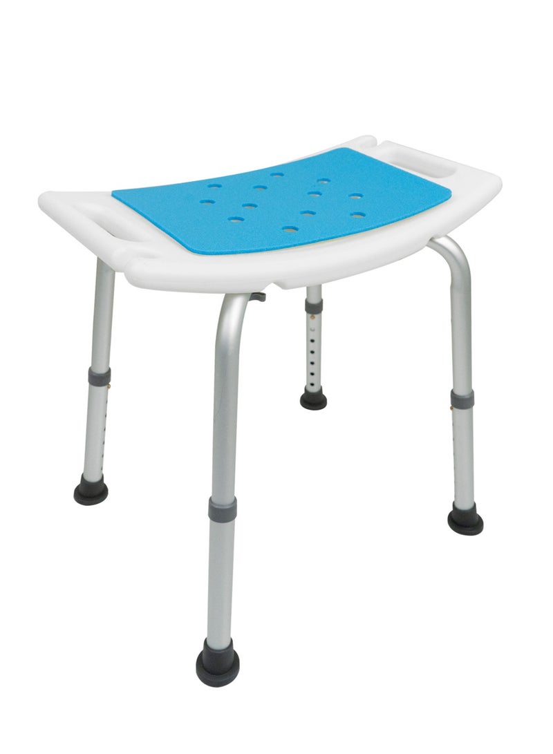 Meishida Shower Chair Bath Stool Bathroom Shower Chairs Adjustable Support Shower Bench with Handles - Image 1