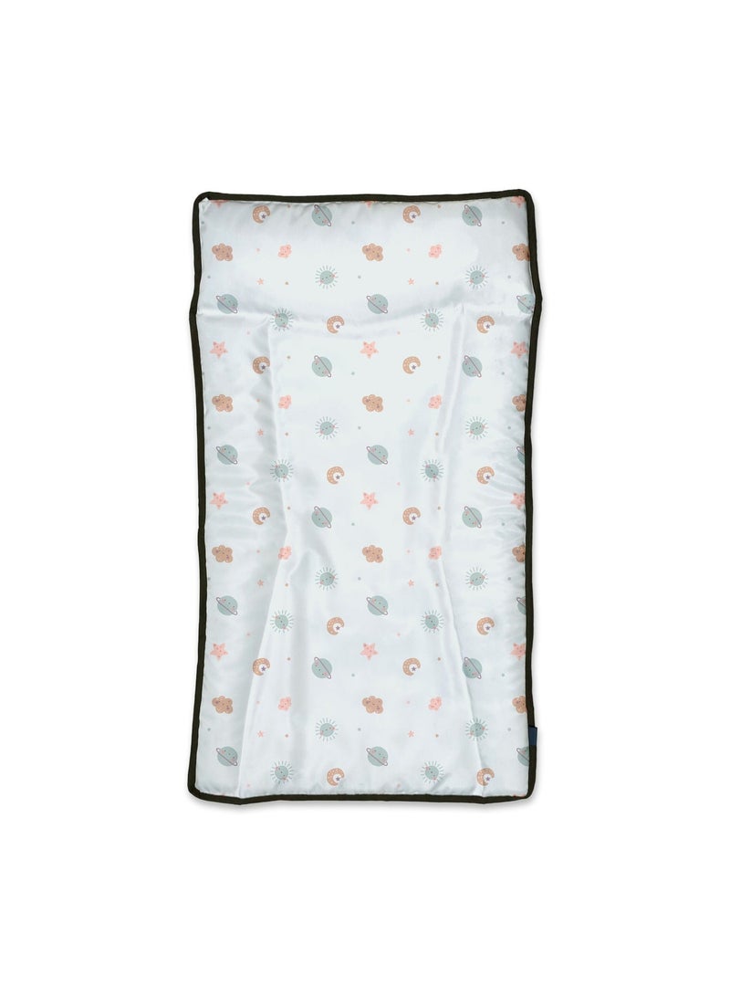 Hummingbird Premium Waterproof Baby Changing Mat – Soft Portable Diaper Changing Pad with Easy-Clean Surface for Newborn & Toddler, Planet Design - Image 1