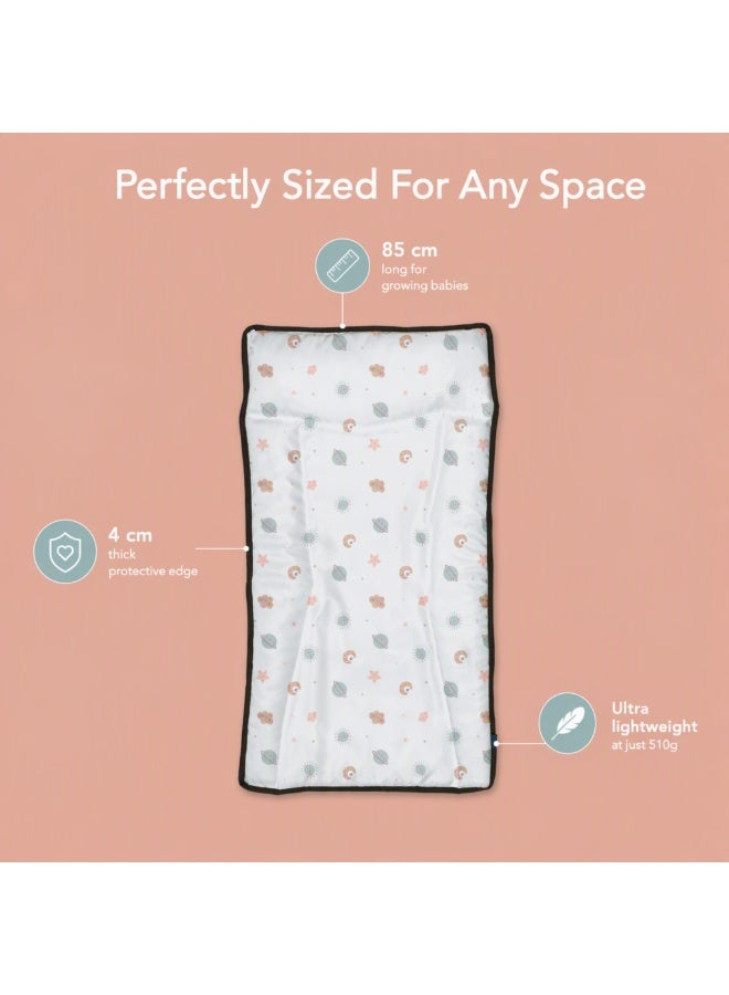 Hummingbird Premium Waterproof Baby Changing Mat – Soft Portable Diaper Changing Pad with Easy-Clean Surface for Newborn & Toddler, Planet Design - Image 2