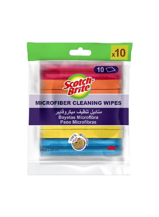 Scotch  10-Piece General Purpose Microfiber Cloth Set Multicolor 31 x 29 x 5 cm UU012378046