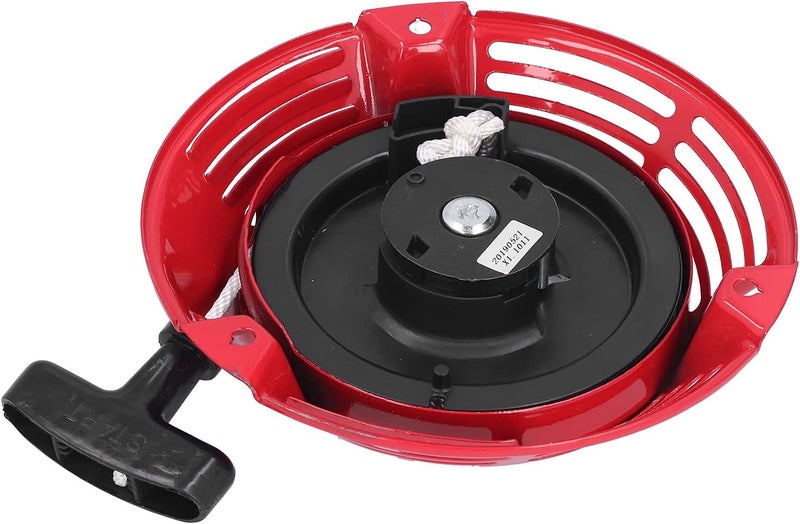Pull Starter Rewind Assembly Compatible with GXV160 HRJ216 and HRJ126 Engines - Iron Generator Starting Accessory with Anodic Oxidation Finish - 180 mm Diameter Manual Pull Starter - Image 2