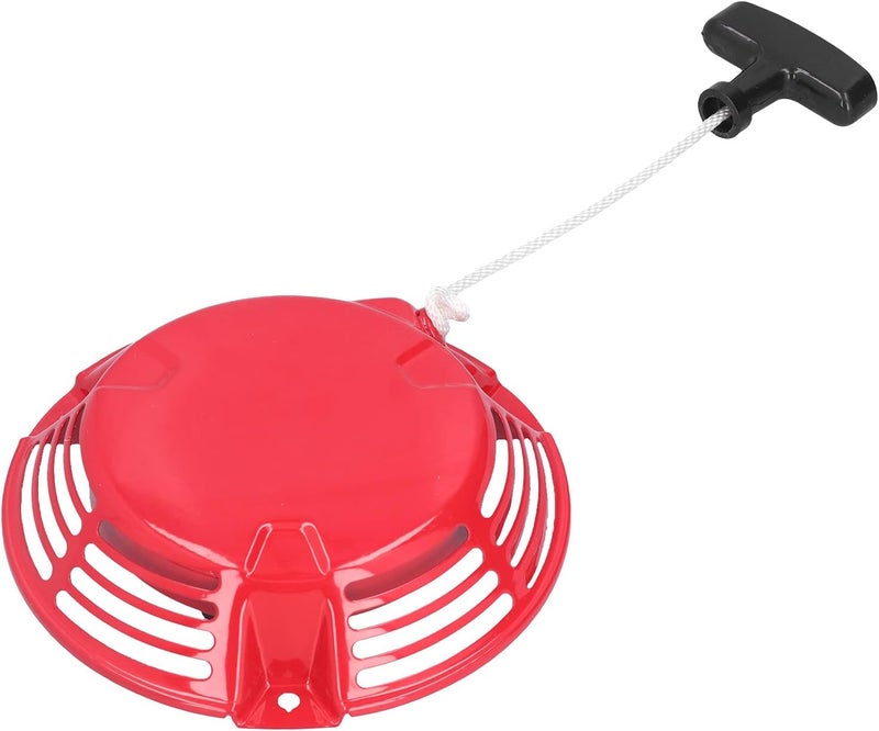 Pull Starter Rewind Assembly Compatible with GXV160 HRJ216 and HRJ126 Engines - Iron Generator Starting Accessory with Anodic Oxidation Finish - 180 mm Diameter Manual Pull Starter - Image 1