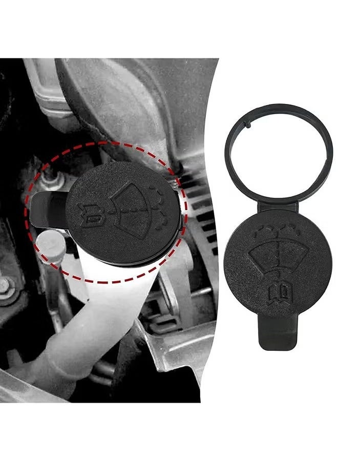 Youque 2PCS Windshield Wiper Washer Fluid Reservoir Tank Bottle Cap Replacement Cap Compatible with GMC Chevrolet Buick Cadillac 12767700, 13227300, 19172571 - Image 3