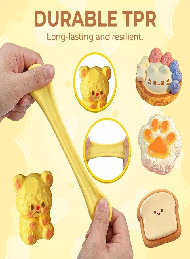 SQUISHCO Taba Squishy Cat Paw, Squeeze Cat Paw Squishy Squeeze for Relaxing Soft Pinch Good Gift for Friends (Yellow（A）) - Image 3