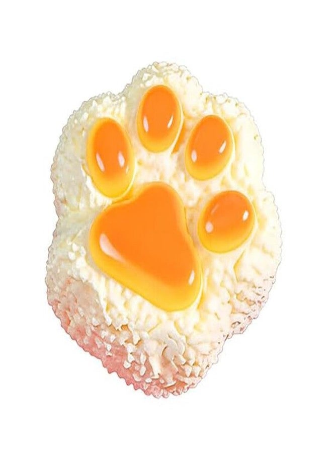 SQUISHCO Taba Squishy Cat Paw, Squeeze Cat Paw Squishy Squeeze for Relaxing Soft Pinch Good Gift for Friends (Yellow（A）) - Image 1