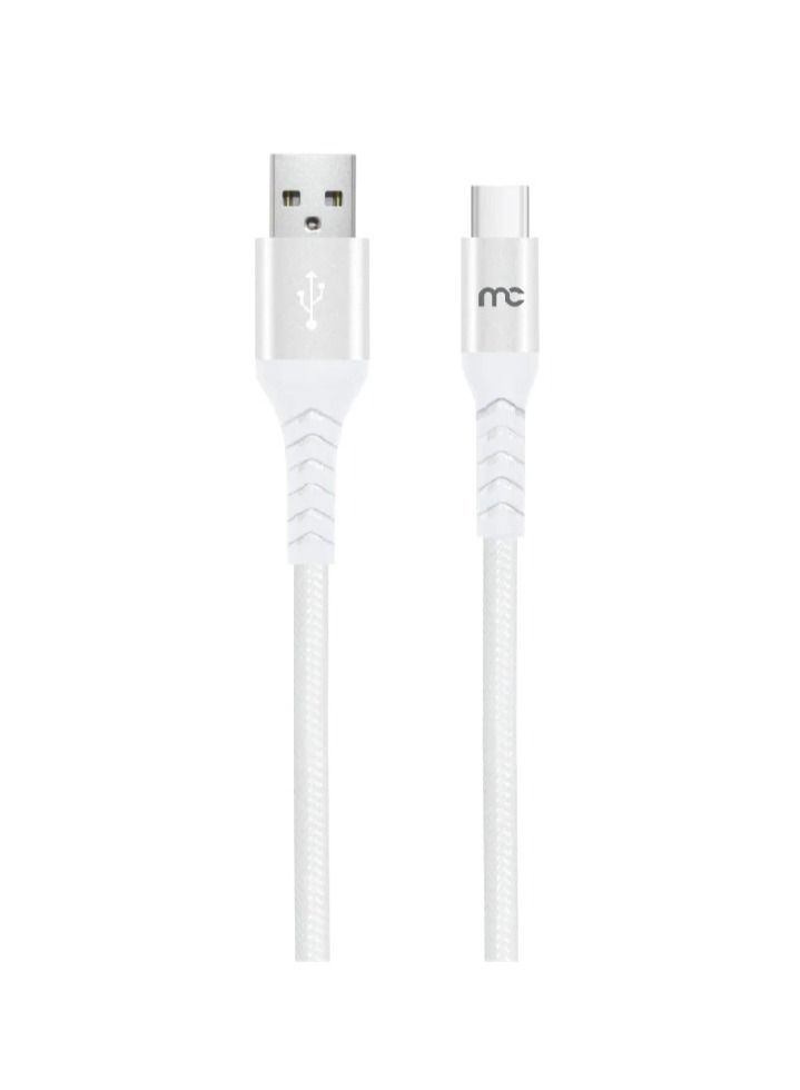 My Candy USB-A to USB-C Charge - Sync Cable (1.2m) - White - Image 1