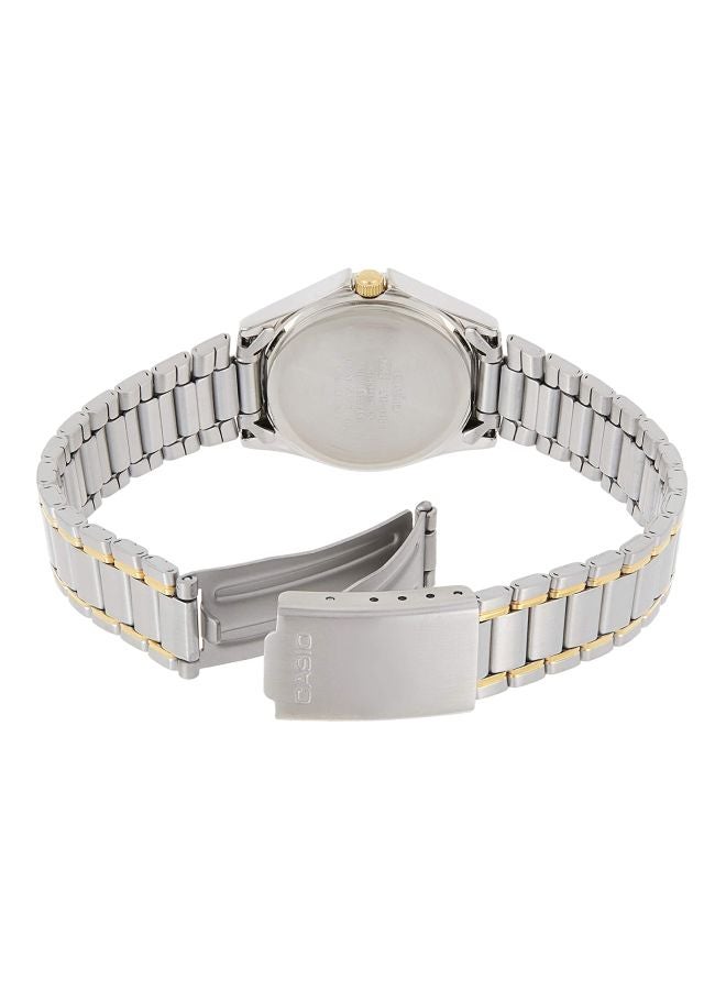 CASIO Women Enticer Water Resistant Analog Watch LTP-1183G-7A - 28 mm - Silver/Gold - Image 2
