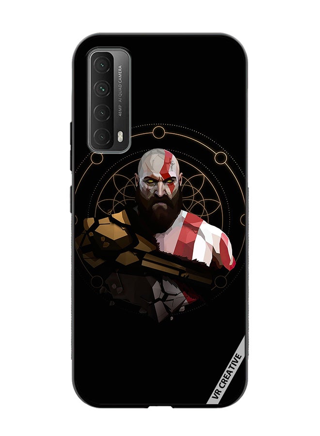 VR CREATIVE Protective Case Cover For Huawei Y7a God Of War, Kratos Design Multicolour - Image 1