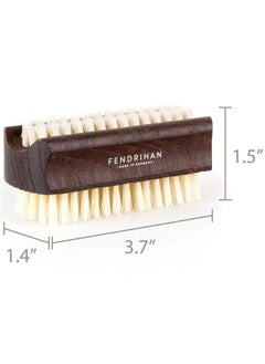 Fendrihan Genuine Boar Bristle Nail Brush With Ash Wood Handle Made In Germany (Light Bristles)  - Image 4