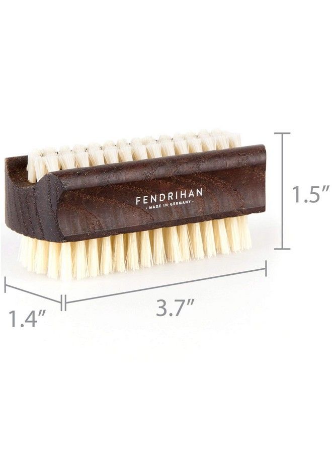 Fendrihan Genuine Boar Bristle Nail Brush With Ash Wood Handle Made In Germany (Light Bristles) - Image 4