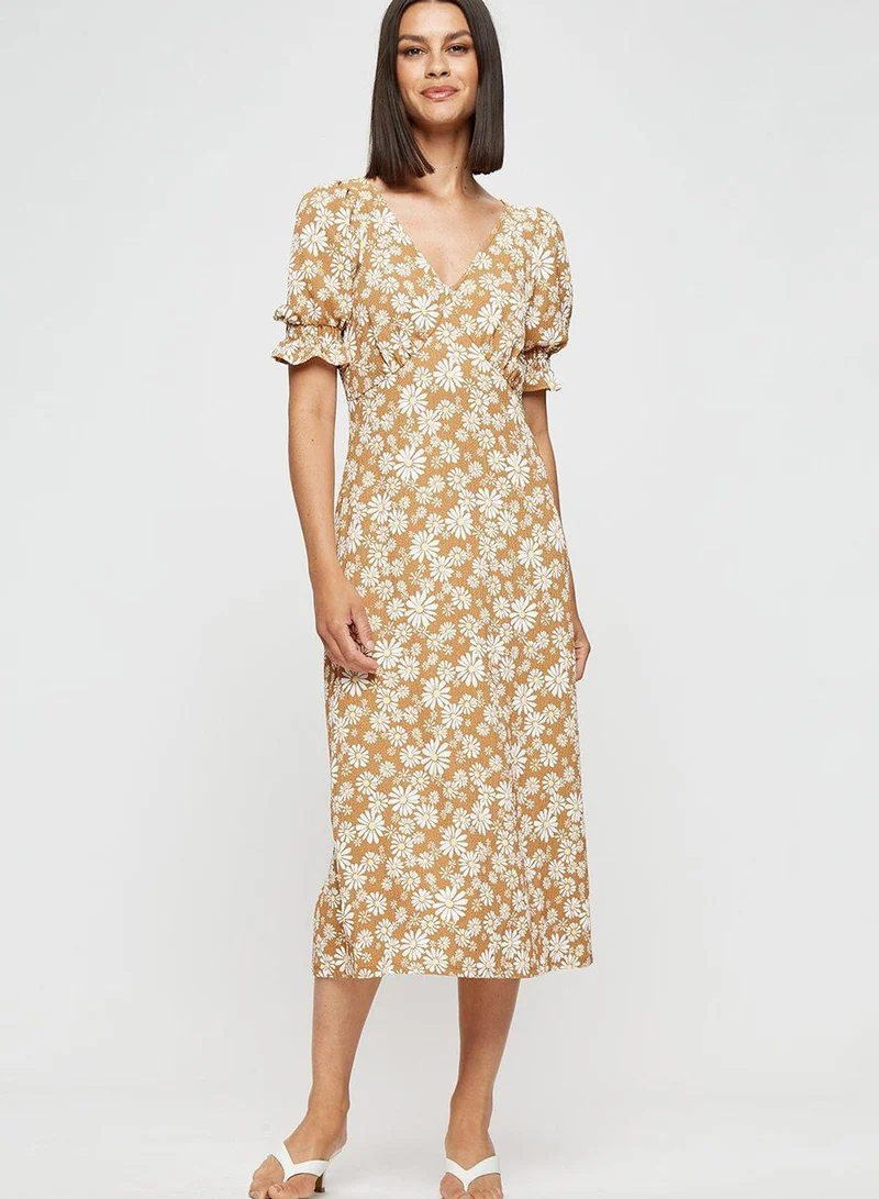 DOROTHY PERKINS Puff Sleeve Floral Print Dress