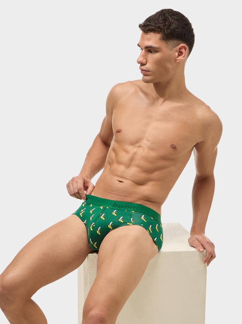 Bummer Men’s Premium Cotton Underwear Combo | Fine Combed Cotton with Elastane Stretch | Ultra-Breathable Printed Men’s Briefs & Innerwear | Soft Fabric, No-Roll Waistband & Anti-Chafe Stitching - Image 2