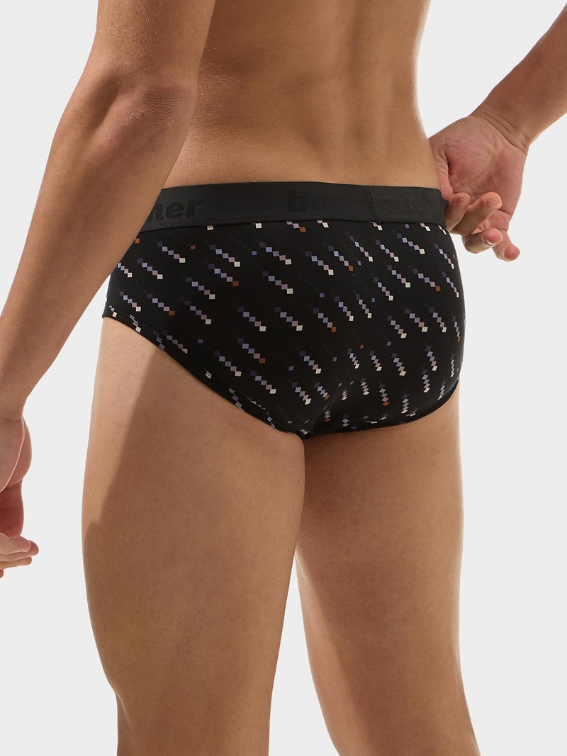 Bummer Men’s Premium Cotton Underwear Combo | Fine Combed Cotton with Elastane Stretch | Ultra-Breathable Printed Men’s Briefs & Innerwear | Soft Fabric, No-Roll Waistband & Anti-Chafe Stitching - Image 3