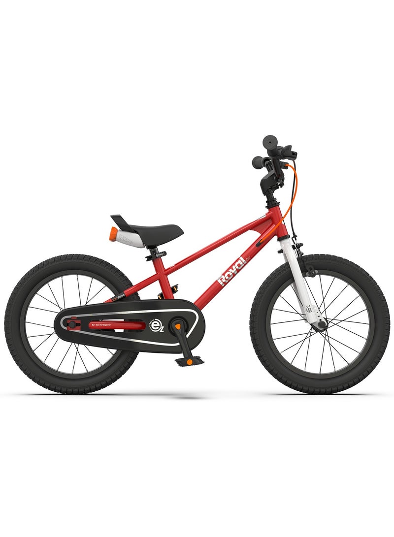 RoyalBaby 16" Kids Bike EZ Freestyle  Lightweight Beginner Balance-to-Pedal Bicycle for Boys & Girls Ages 47, Tool-Free Assembly, Sporty Metallic Design  Red (RB16-30-RED) - Image 2