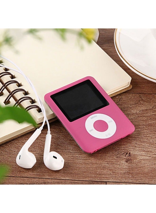 Mp3 Music Player OTG Cute Mini Walkman With Screen MP4 Student Running E-Book-Body Color:Pink 【with External Speaker】 Can Insert Card-Memory Capacity:32g 【data Cable + Dual Otg + Color Film】 - Image 1