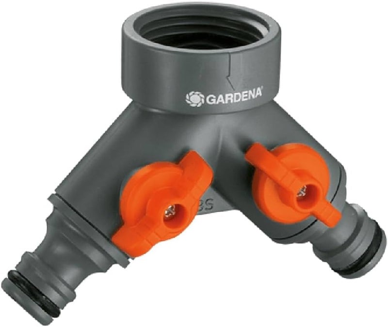 GARDENA 938-20 Twin Tap Connector 3/4 inch - Image 1