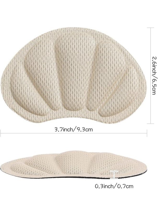 Insoles, 4-pack of mesh self-adhesive heel pads, to prevent shoes from being too big, unisex. - Image 3
