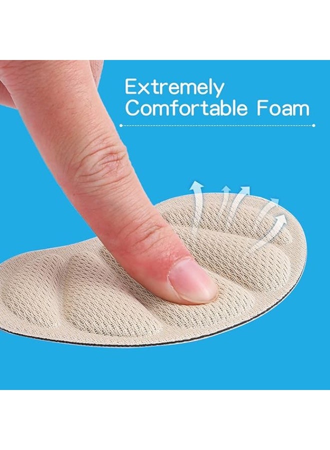 Insoles, 4-pack of mesh self-adhesive heel pads, to prevent shoes from being too big, unisex. - Image 4