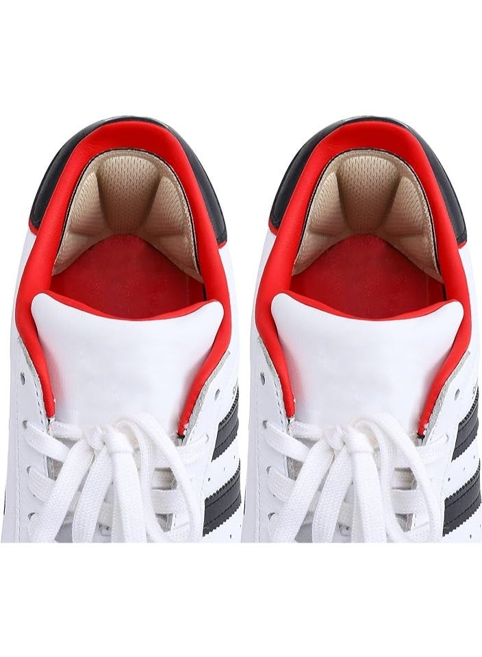 Insoles, 4-pack of mesh self-adhesive heel pads, to prevent shoes from being too big, unisex. - Image 2