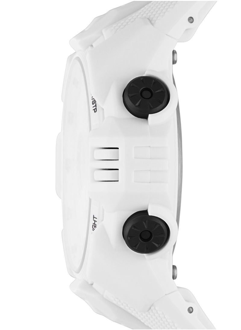 PUMA Digital Mechanical Watch for Men With White Rubber Band- 10 ATM - PU P5039  - Image 3