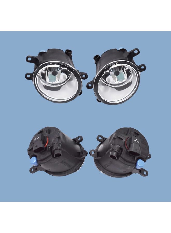 WFLNHB Left and Right Fog Lights Repalcement for Toyota Yaris 2006-2010 Fog Light Clear with Wiring Kit 812100D041 812100D042 - Image 5
