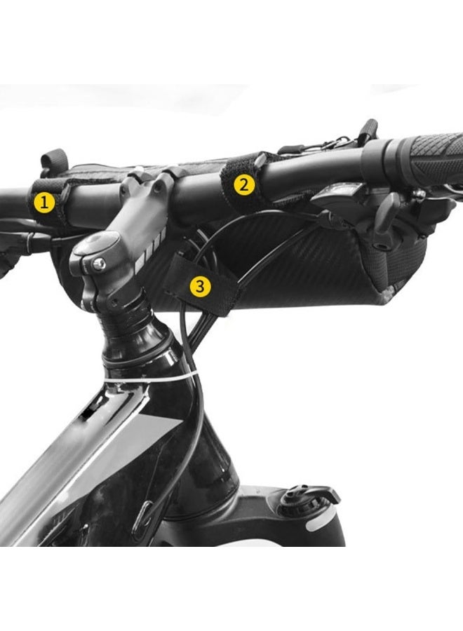Generic Bike Handlebar Bag, Bicycle Frame Storage with Shoulder Strap for Outdoor  - Image 3