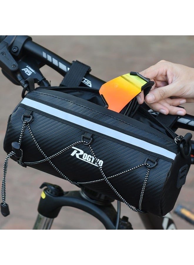 Generic Bike Handlebar Bag, Bicycle Frame Storage with Shoulder Strap for Outdoor  - Image 5