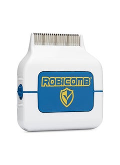 RobiComb Electric Head Lice Comb | Lice & Eggs Zapping Tool Blue