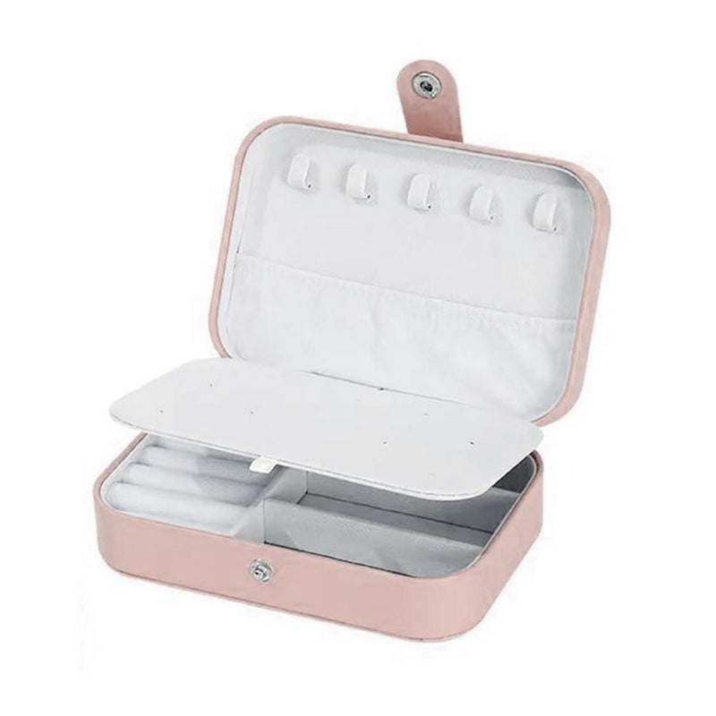 Portable jewelry travel jewelry storage box, earrings, necklaces, bracelets, and other jewelry; small, easy to carry, and anti-oxidation. - Image 4