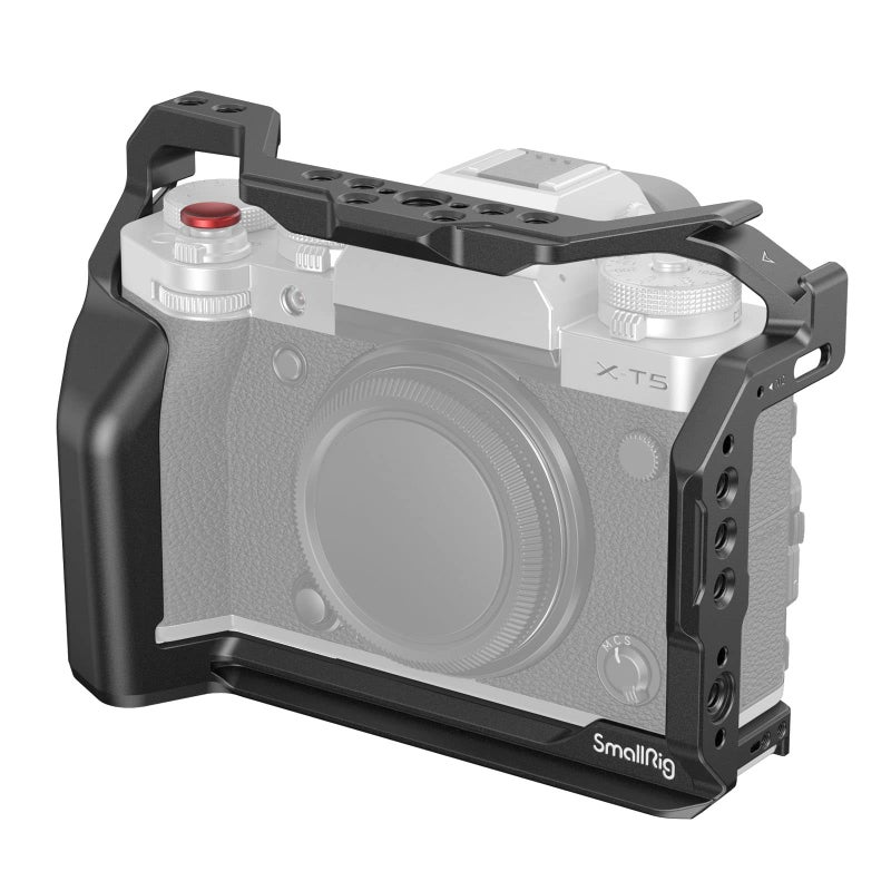 SmallRig X-T5 Camera Full Cage for FUJIFILM, Aluminum Alloy Camera Rig for Fujifilm XT5 with Shutter Button, Built-in QD Port, NATO Rails and Quick Release Plate for Arca - 4135 - Image 1