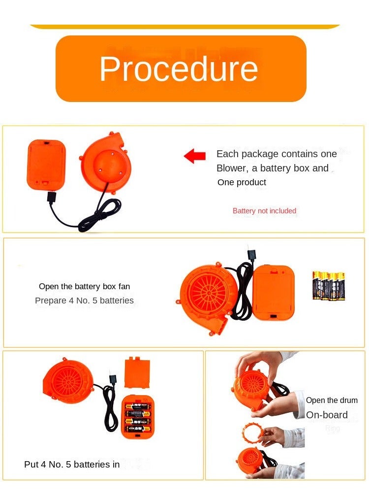 XiuWoo Lightweight Inflatable Full Body Blow Up Comfortable Costume Suit White - Image 2