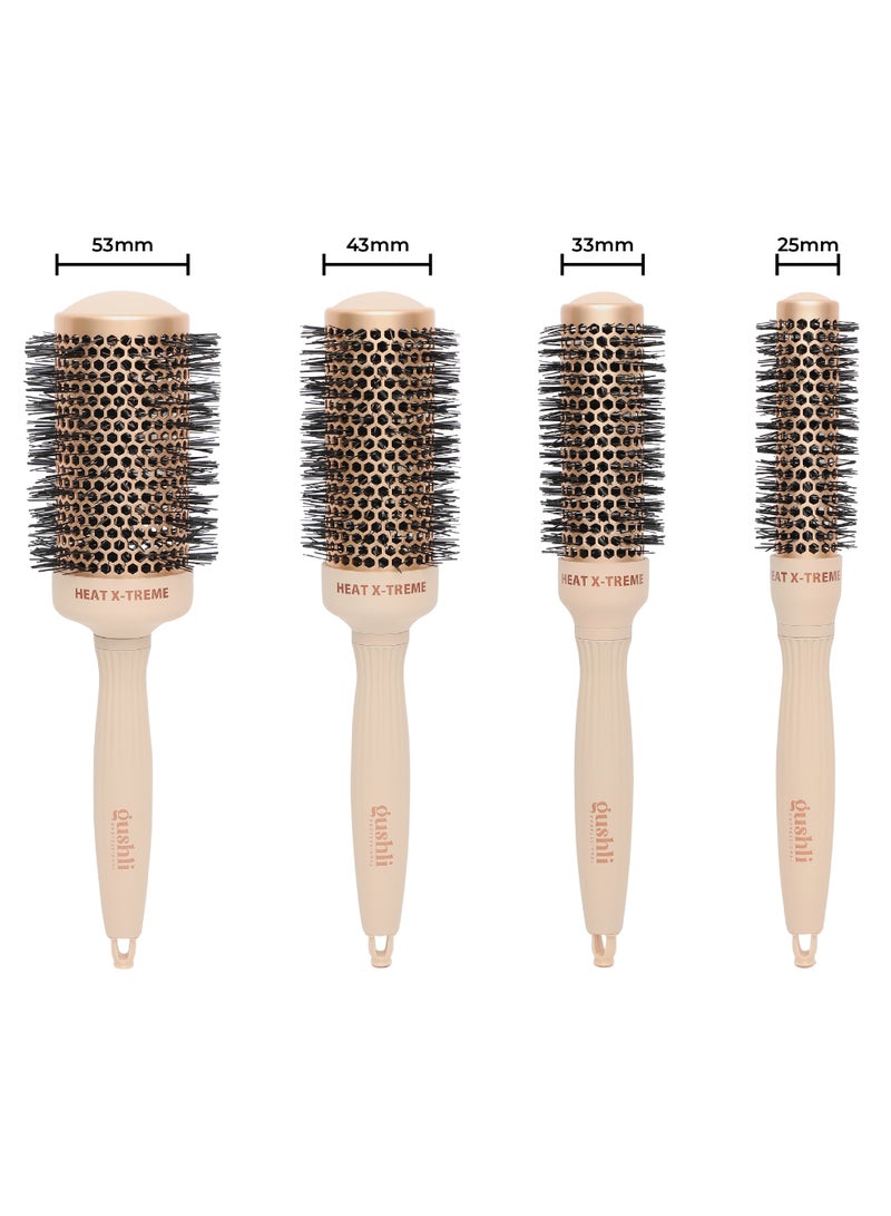 gushli Heat X-treme 43MM Thermal Ceramic-Ionic Hairbrush - Image 4