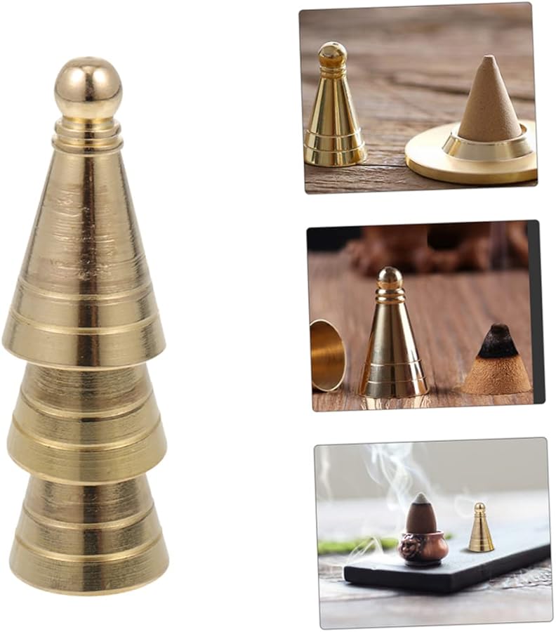 12 Pcs DIY Cone Incense Press Mold Kit for Tea Room Supply - Image 5