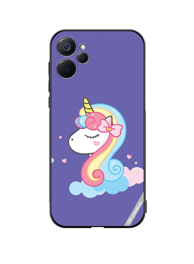 VR CREATIVE Protective Case Cover For Realme 9i 5G Unicorn 2 Design Multicolour - Image 1