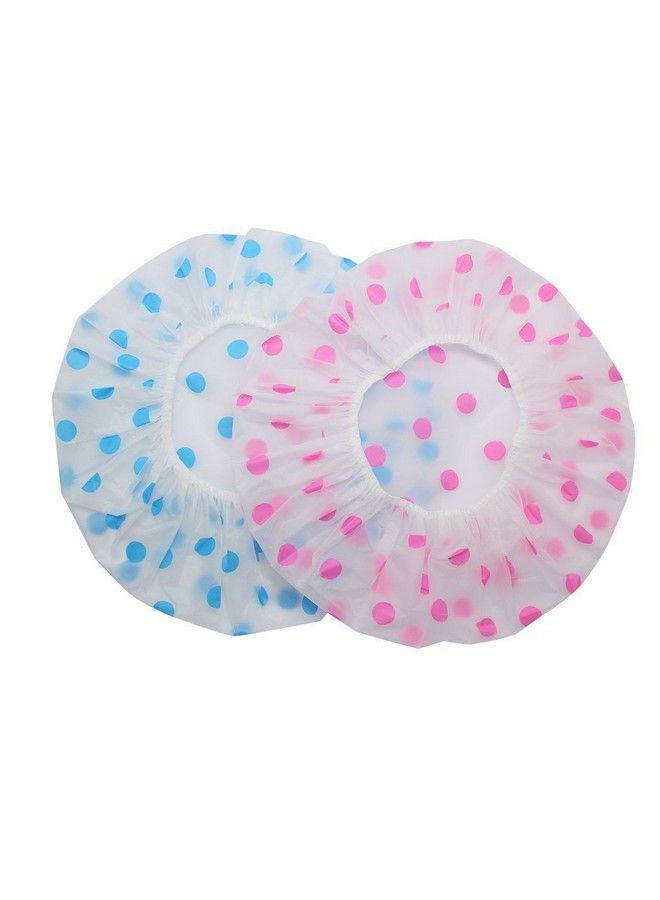 Garden Of Arts Reusable Shower Caps Waterproof Women Ladies Bath Cap For Long Hair Random Color (Pack Of 3) - Image 1