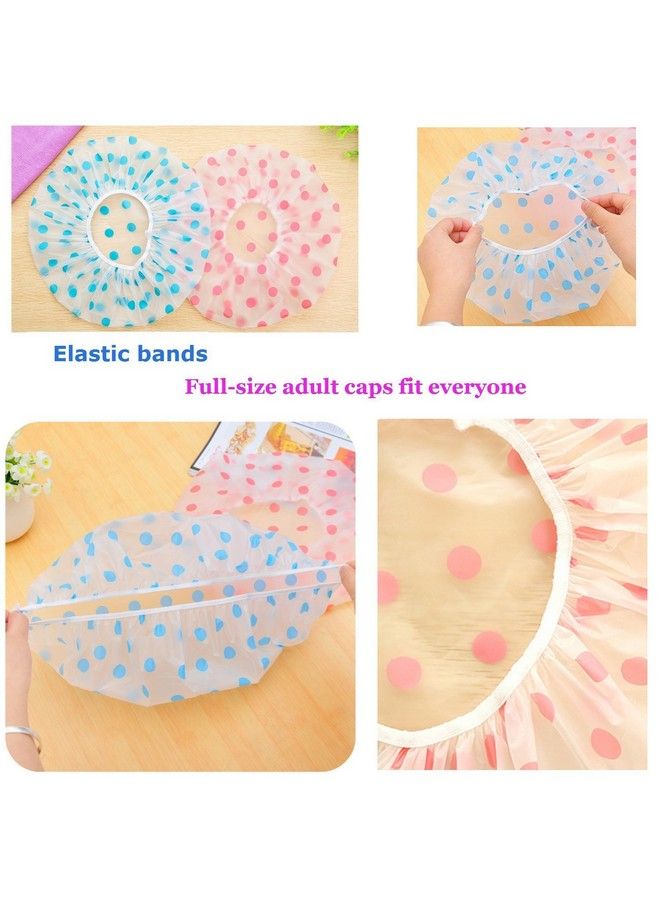 Garden Of Arts Reusable Shower Caps Waterproof Women Ladies Bath Cap For Long Hair Random Color (Pack Of 3) - Image 5