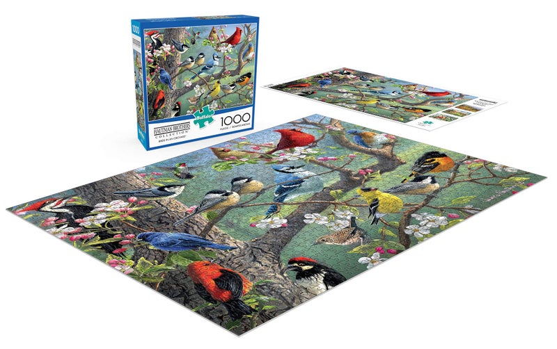 Buffalo Games - Hautman - Birds in an Orchard - 1000 Piece Jigsaw Puzzle For Adults -Challenging Puzzle Perfect for Game Nights - Finished Size is 26.75 x 19.75 - Image 4