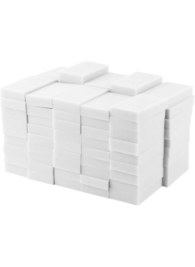 promass Extra Large Eraser Sponge,Extra Thick, Long Lasting, Multi-Purpose Scrubber Foam Cleaning Pads,Magic Sponge Eraser Sponge for Bathtub, Floor, Baseboard, Bathroom, Wall Cleaning (50 Pack) - Image 1